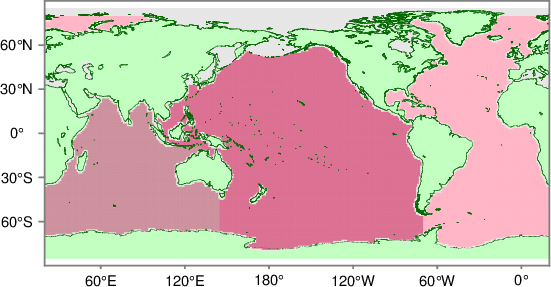 海洋による二酸化炭素吸収量見積もり範囲