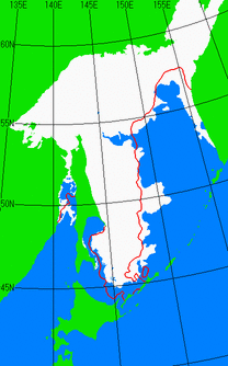 4月5日の海氷分布図