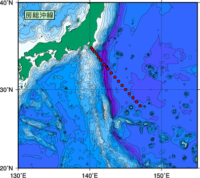 日本南方測線図