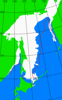 2月15日の海氷分布図