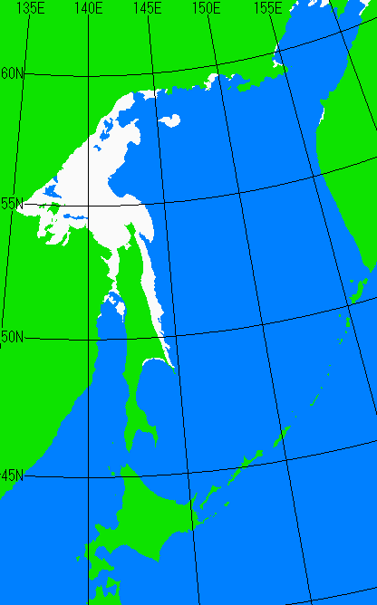 11月30日の海氷分布図