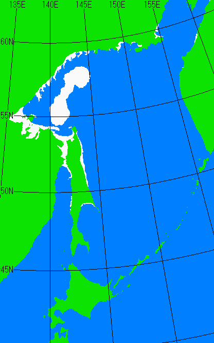 11月30日の海氷分布図