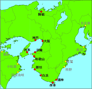 地点索引に戻る