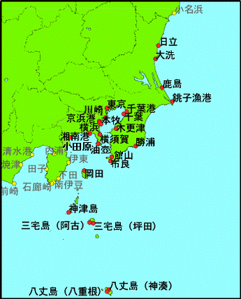 気象庁 潮汐 海面水位のデータ 潮位表 関東地方 伊豆諸島