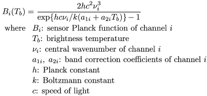 sensor Planck equation