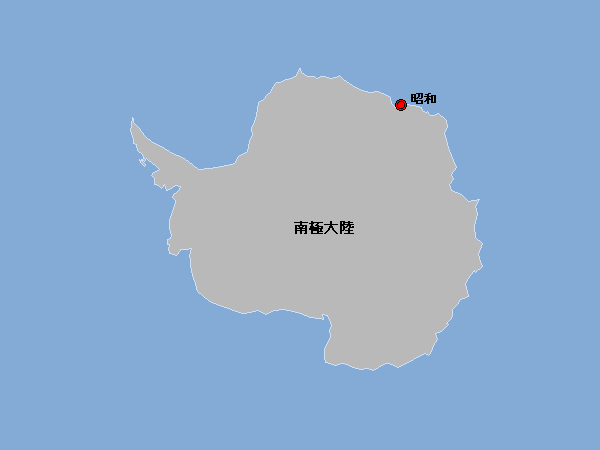 地点選択用南極地図