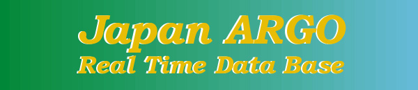 title logo [Japan Argo Real Time Data Base]