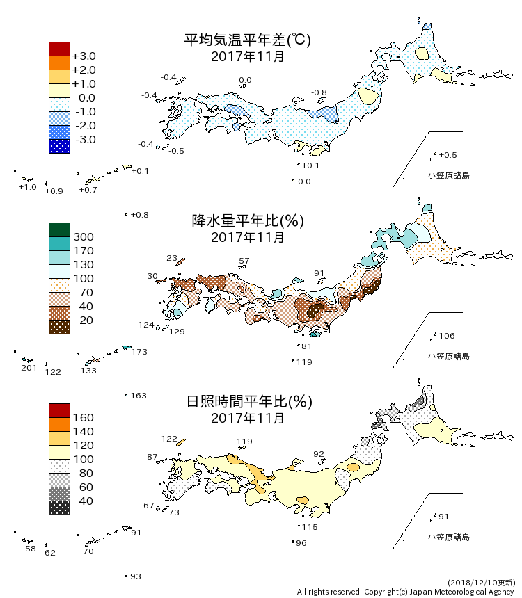 月ＴＲＳ分布図