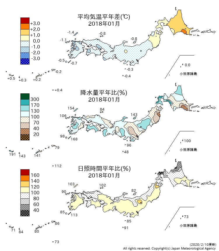 月ＴＲＳ分布図
