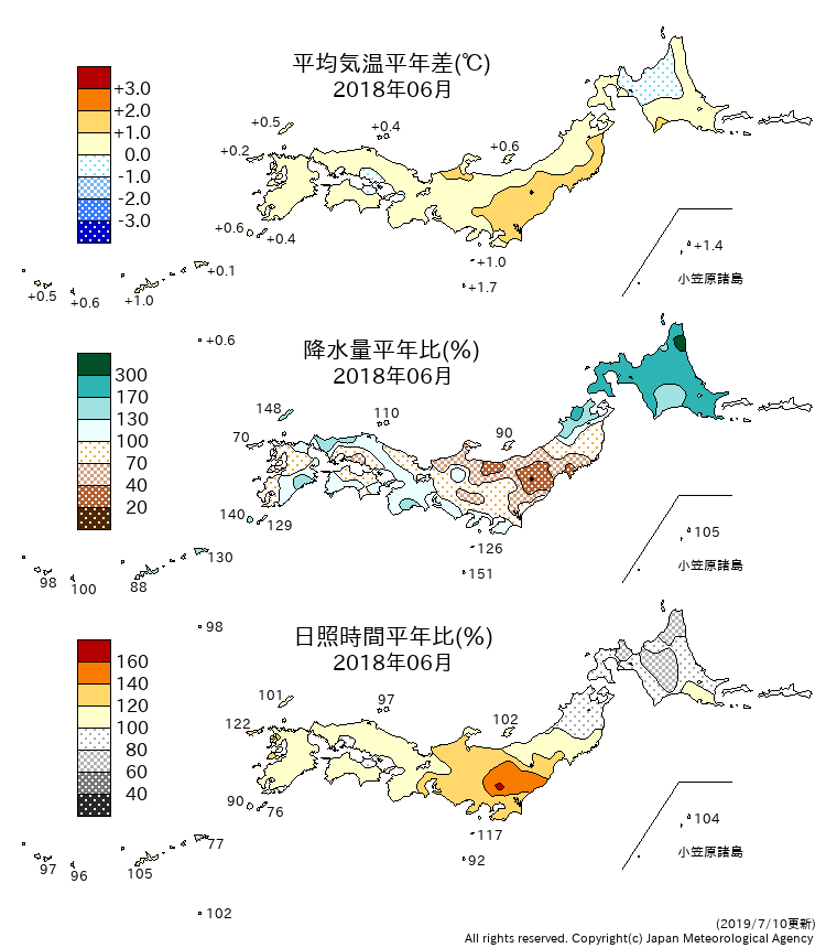 月ＴＲＳ分布図