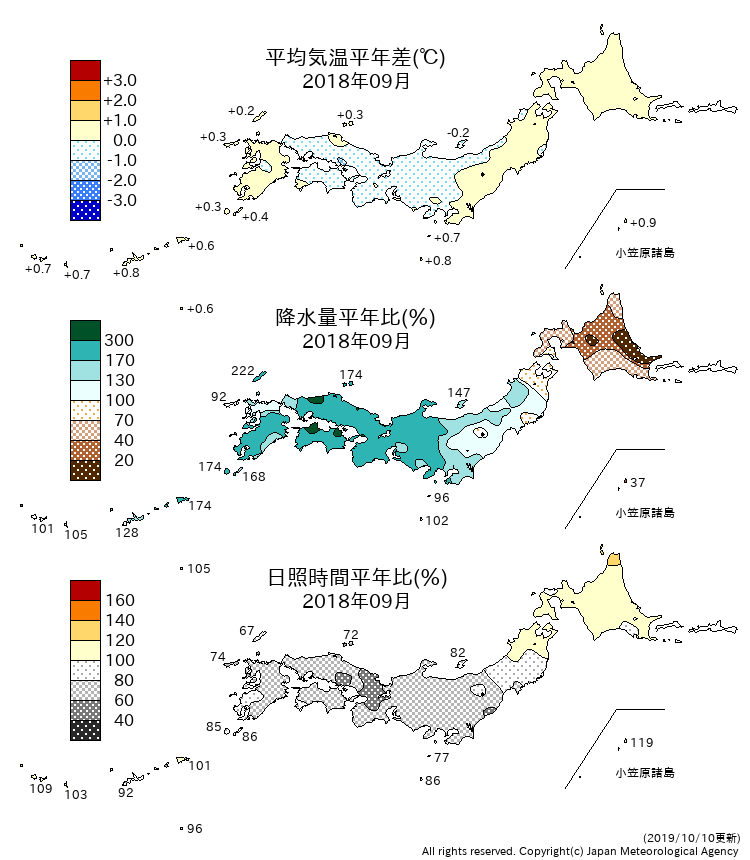月ＴＲＳ分布図