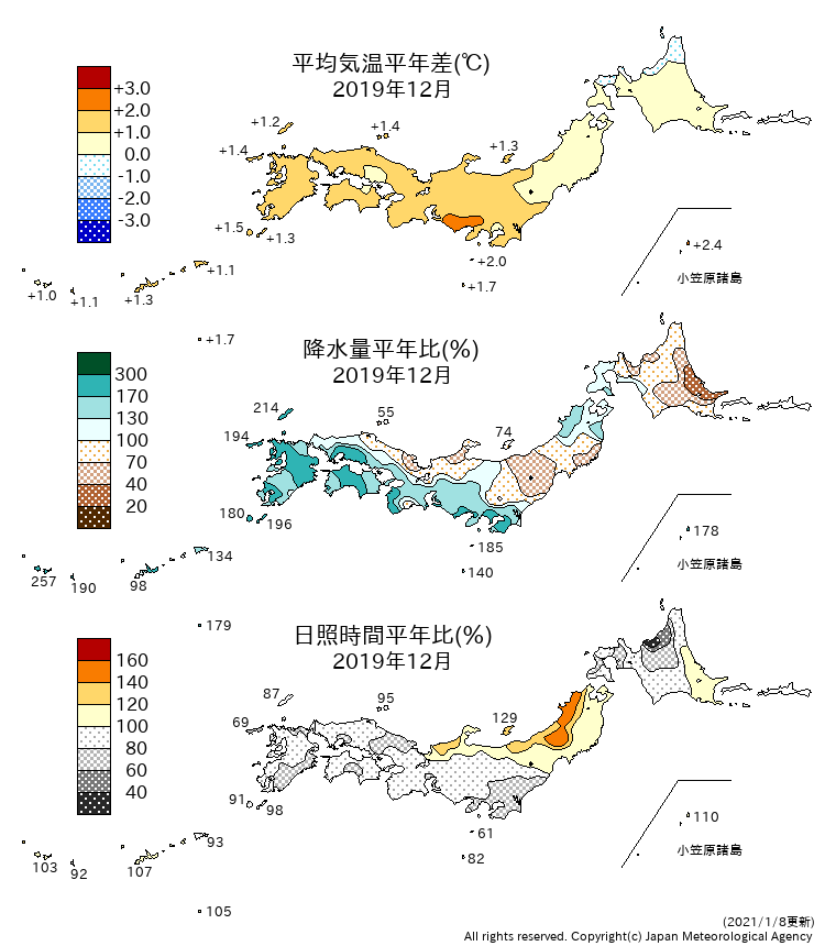 月ＴＲＳ分布図