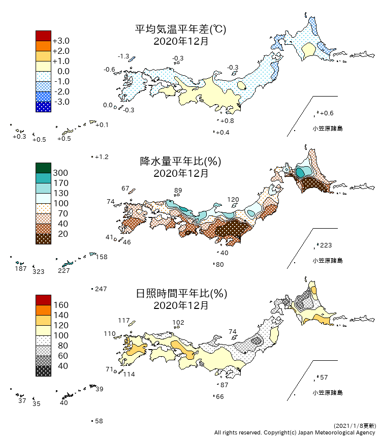 月ＴＲＳ分布図