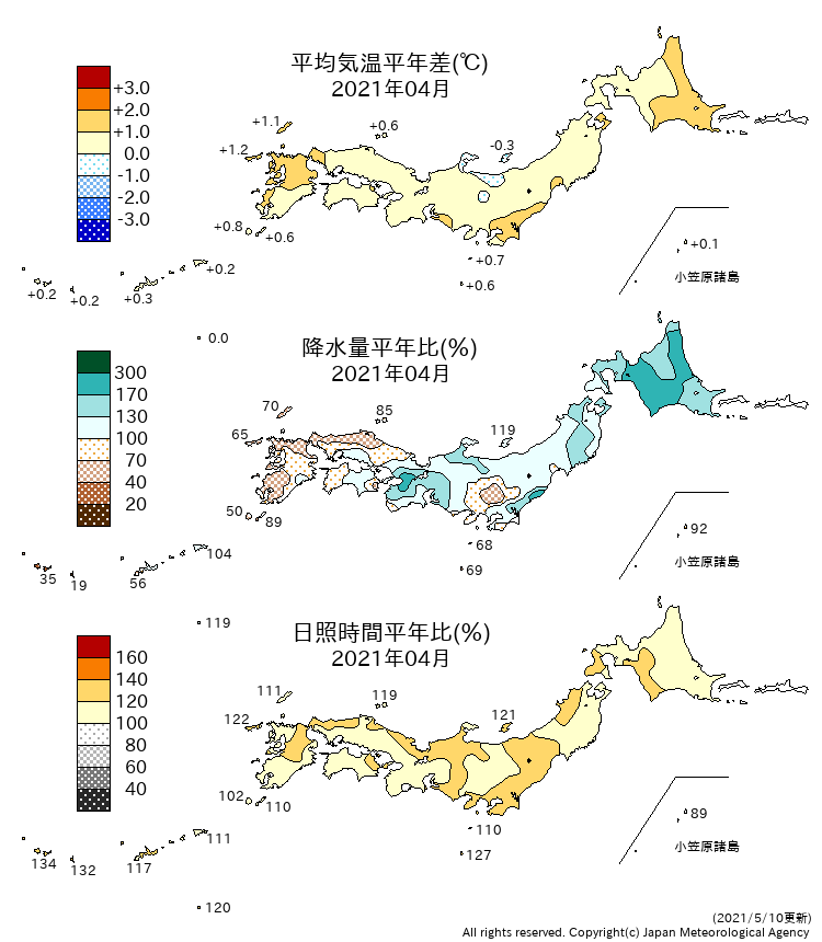 月ＴＲＳ分布図