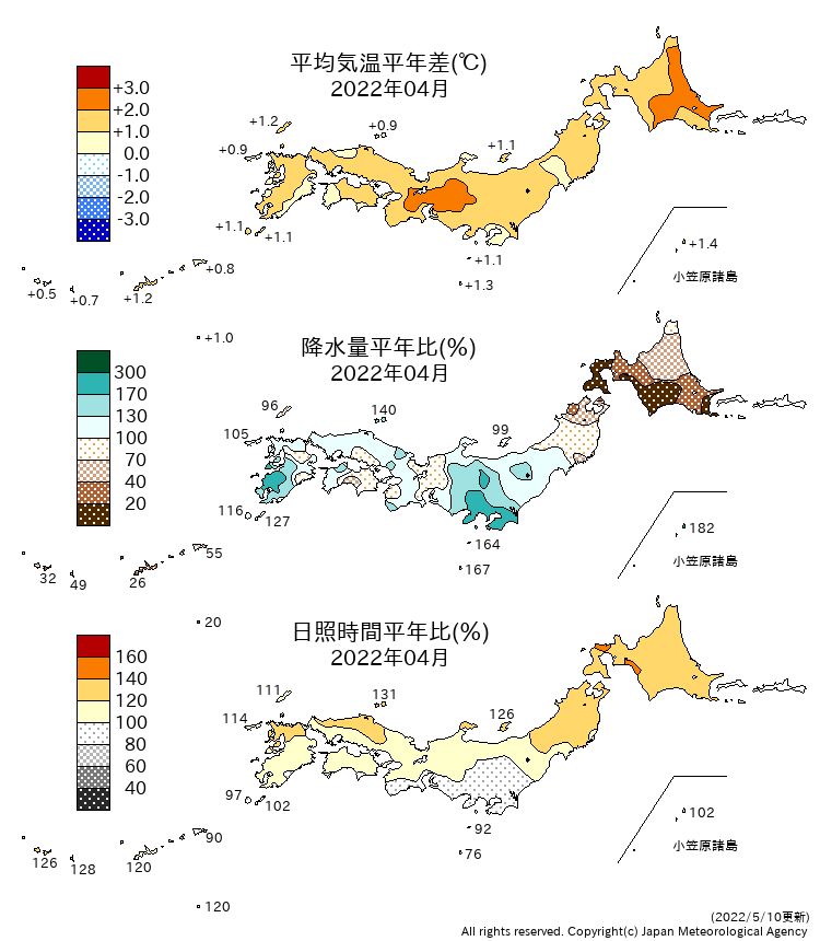 月ＴＲＳ分布図
