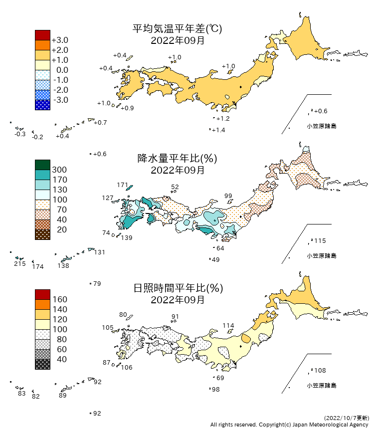 月ＴＲＳ分布図