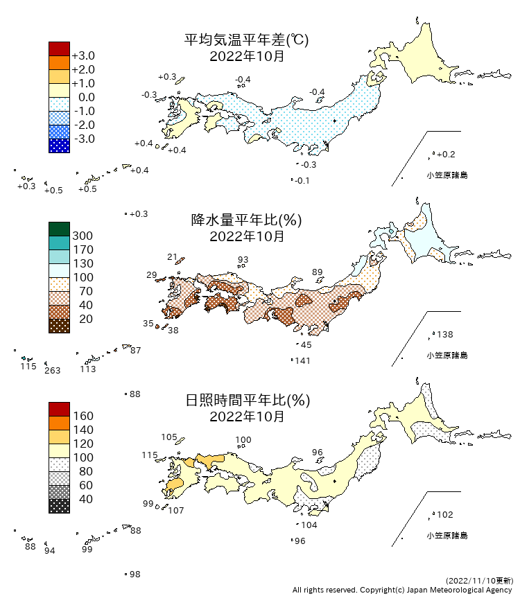 月ＴＲＳ分布図