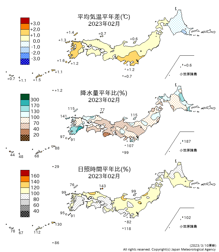 月ＴＲＳ分布図