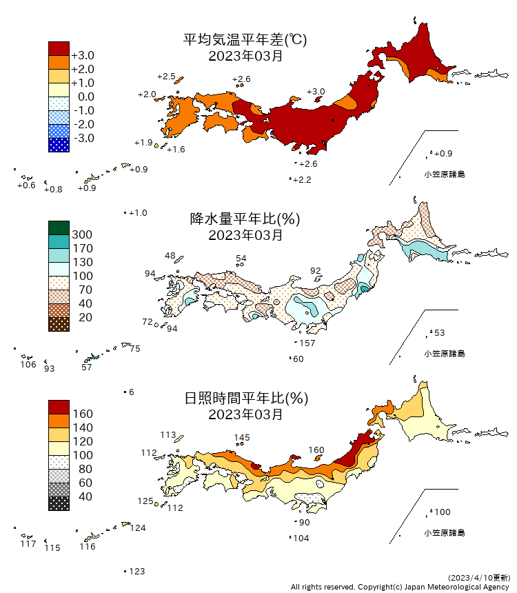 月ＴＲＳ分布図
