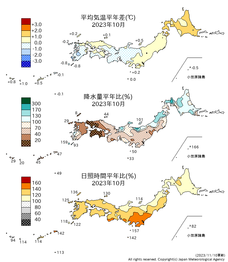 月ＴＲＳ分布図