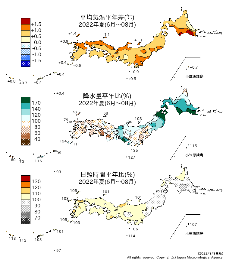 季節ＴＲＳ分布図