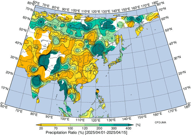地域別天候図