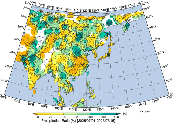 地域別天候図