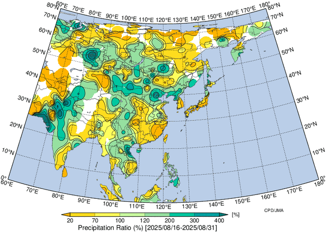 地域別天候図