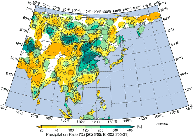 地域別天候図
