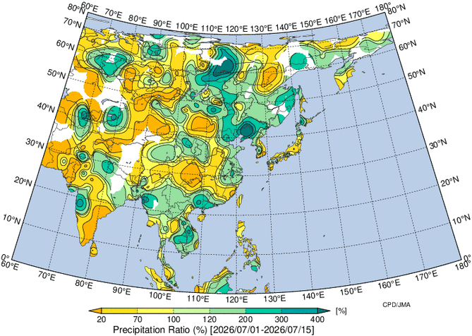 地域別天候図
