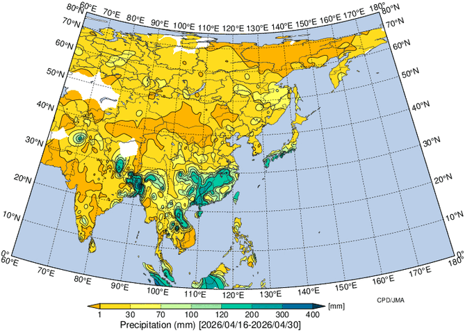 地域別天候図