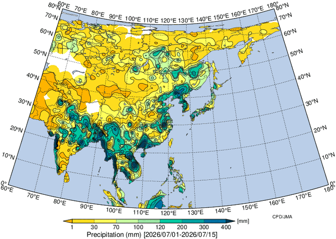 地域別天候図