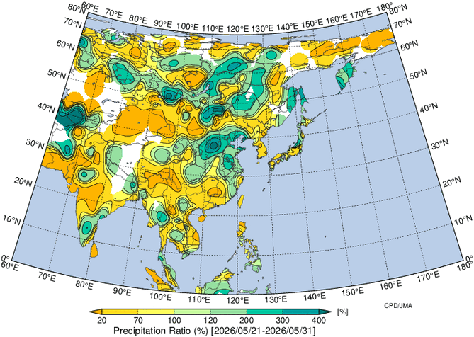 地域別天候図