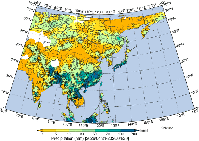 地域別天候図