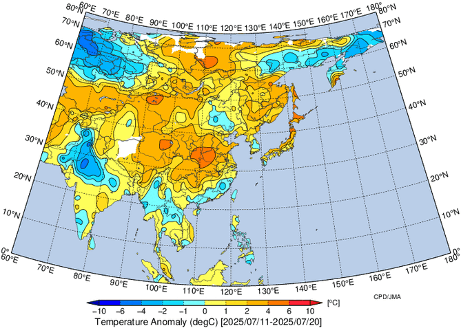 地域別天候図