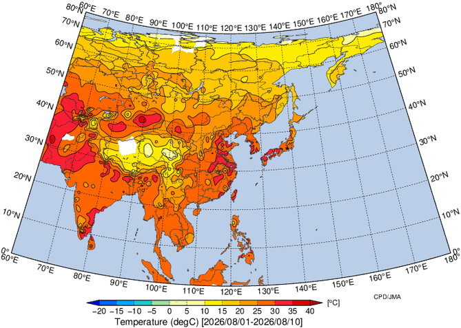 地域別天候図