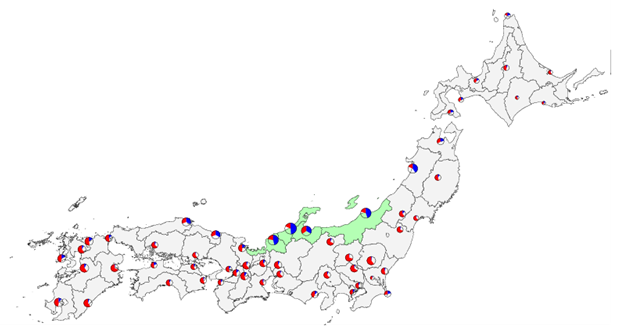 雷日数の平年値