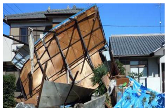 台風第18号による一連の竜巻（写真1）