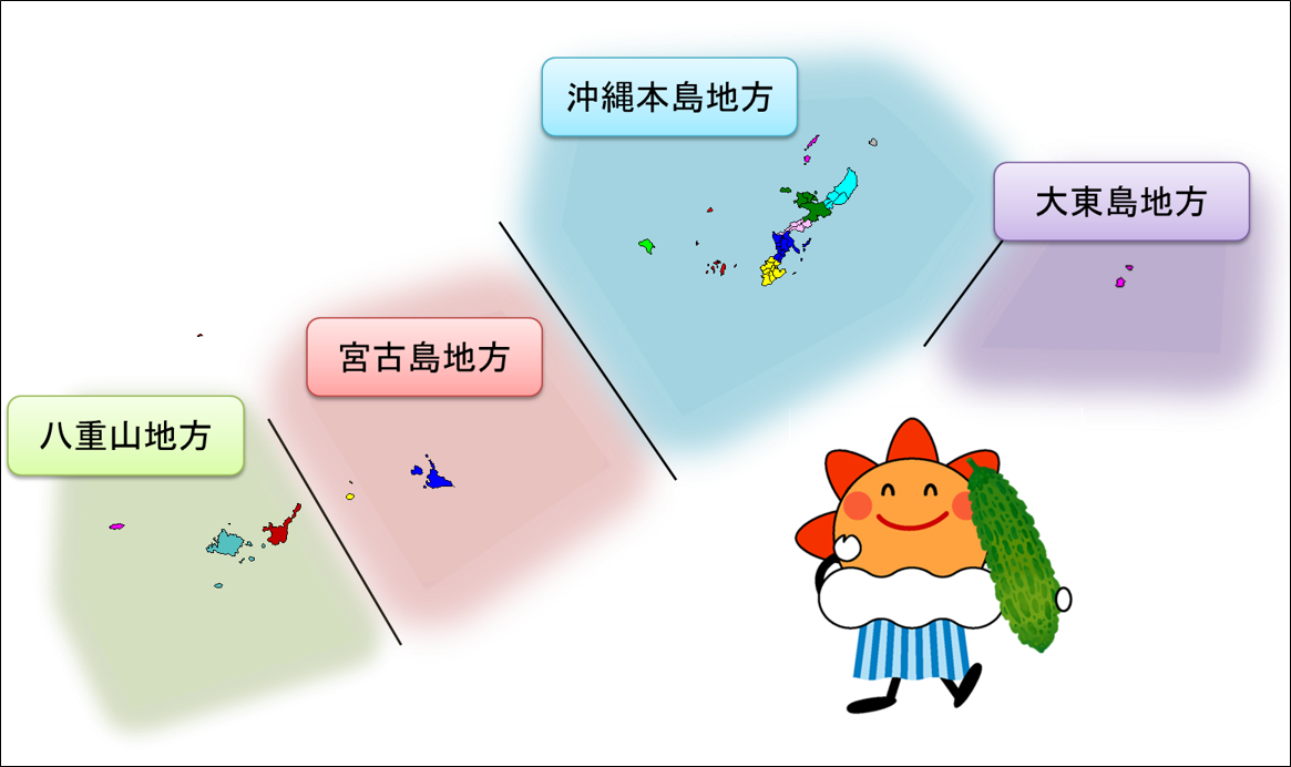 沖縄付近の地図