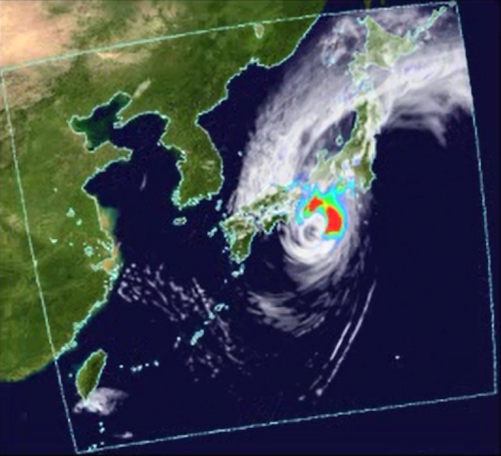 気候モデルが予測した将来の台風