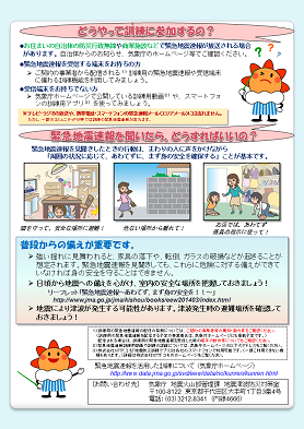 案内チラシ裏