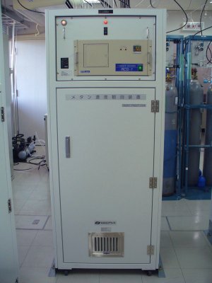 Methane observation system at Yonagunijima