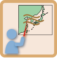 最新の黄砂情報（黄砂解析予測図）のアイコン