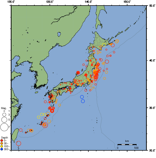 2023年04月30日の震源リスト