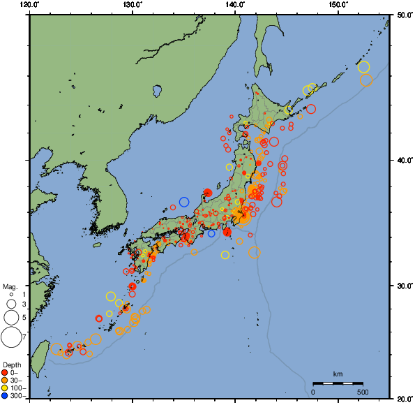 2023年05月26日の震源リスト