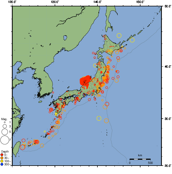 2024年01月02日の震源リスト