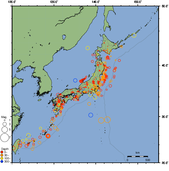 2025年05月04日の震源リスト