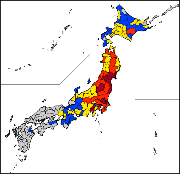 長周期地震動の観測結果