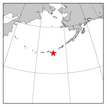 震央の位置