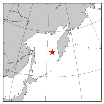 震央の位置